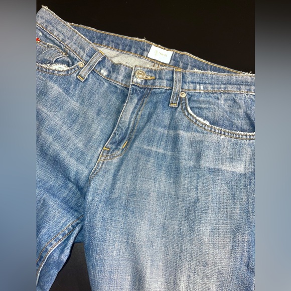 HUDSON Jeans Skylar Relaxed Straight Dist. Skinny Jeans in Angeleno Size 29 EUC - Picture 3 of 16